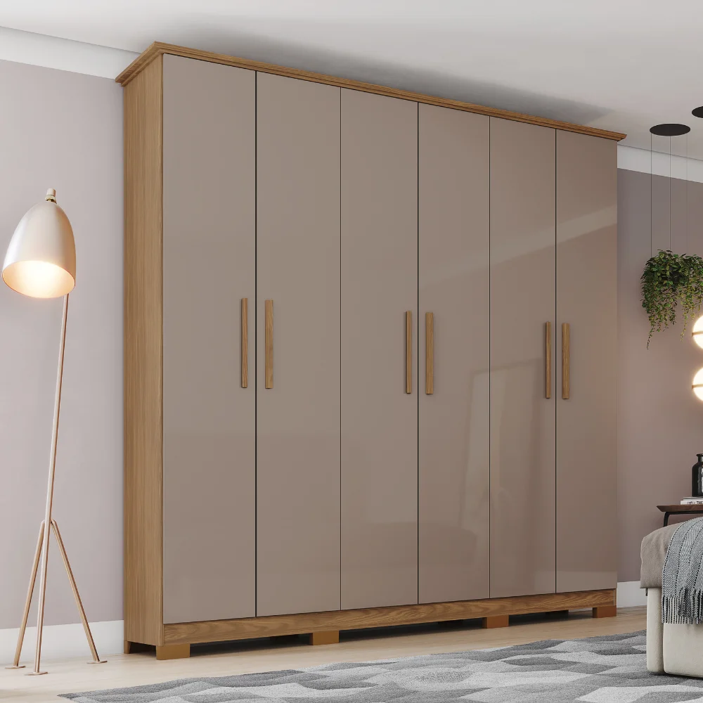 Guarda-Roupa Beirute/Cover - Nature Avelã - Foto 2