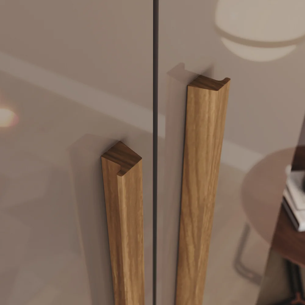 Guarda-Roupa Beirute/Cover - Nature Avelã - Foto 4