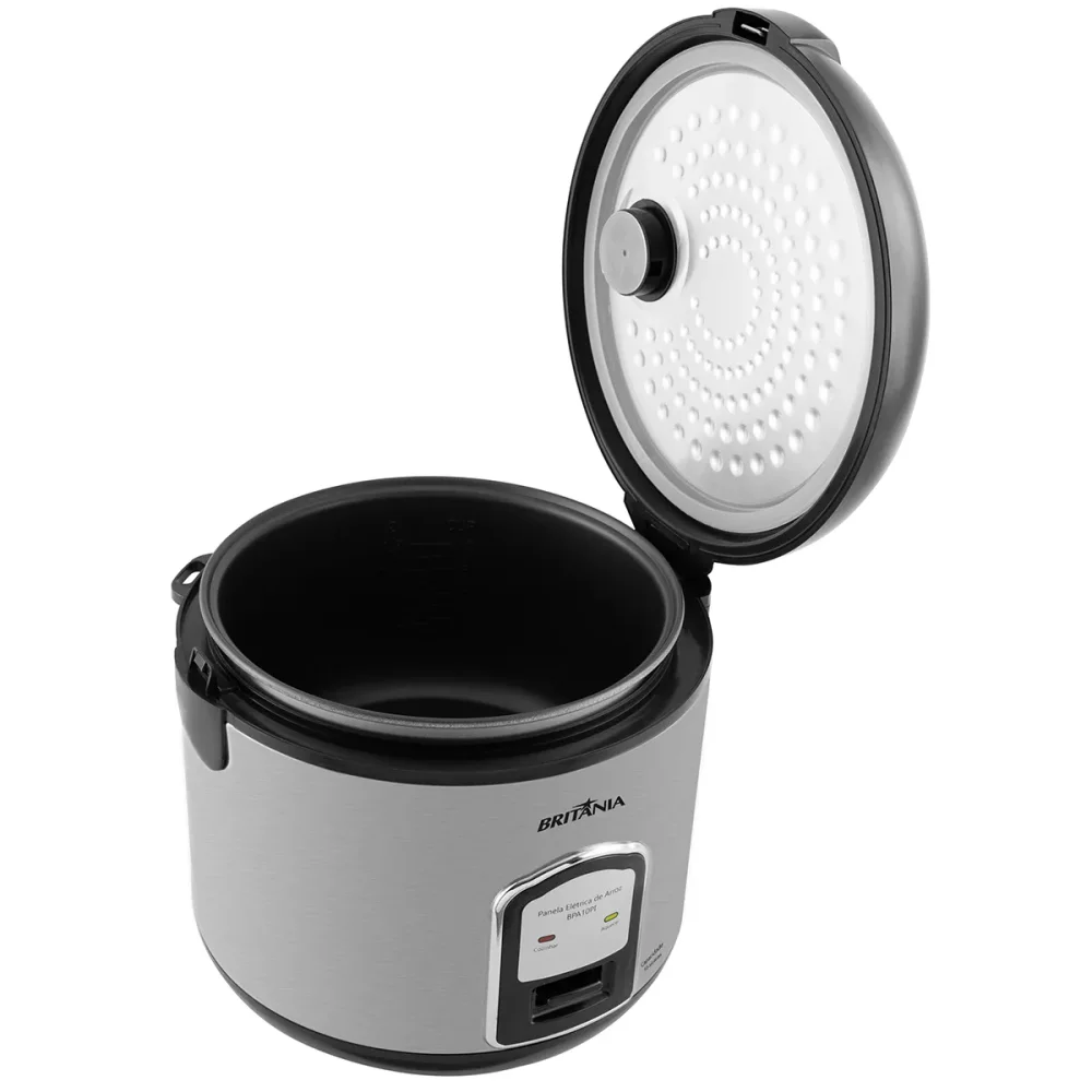 Panela Eletrica de Arroz BPA10PI Inox 127V BRITANIA - Foto 5