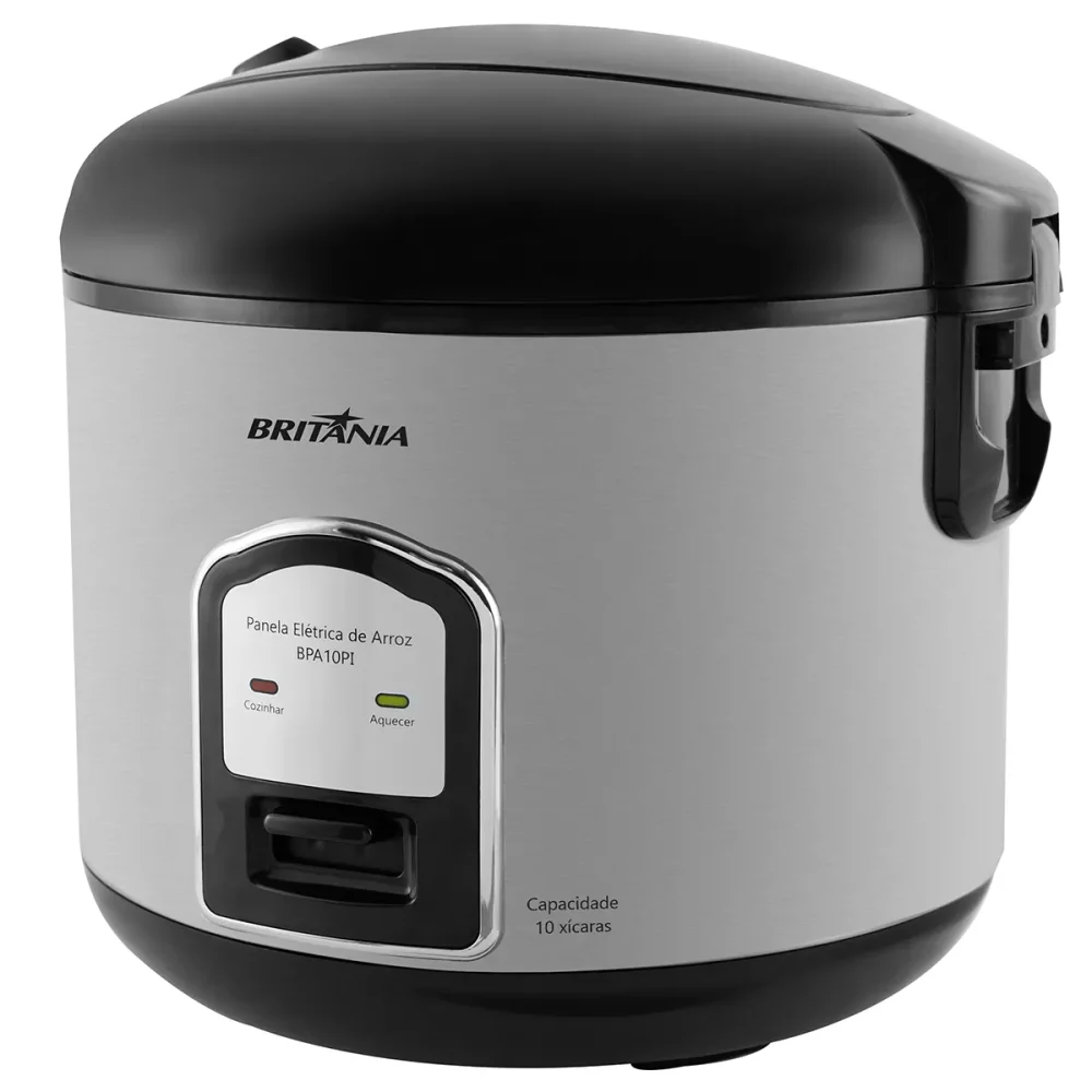 Panela Eletrica de Arroz BPA10PI Inox 127V BRITANIA - Foto 3