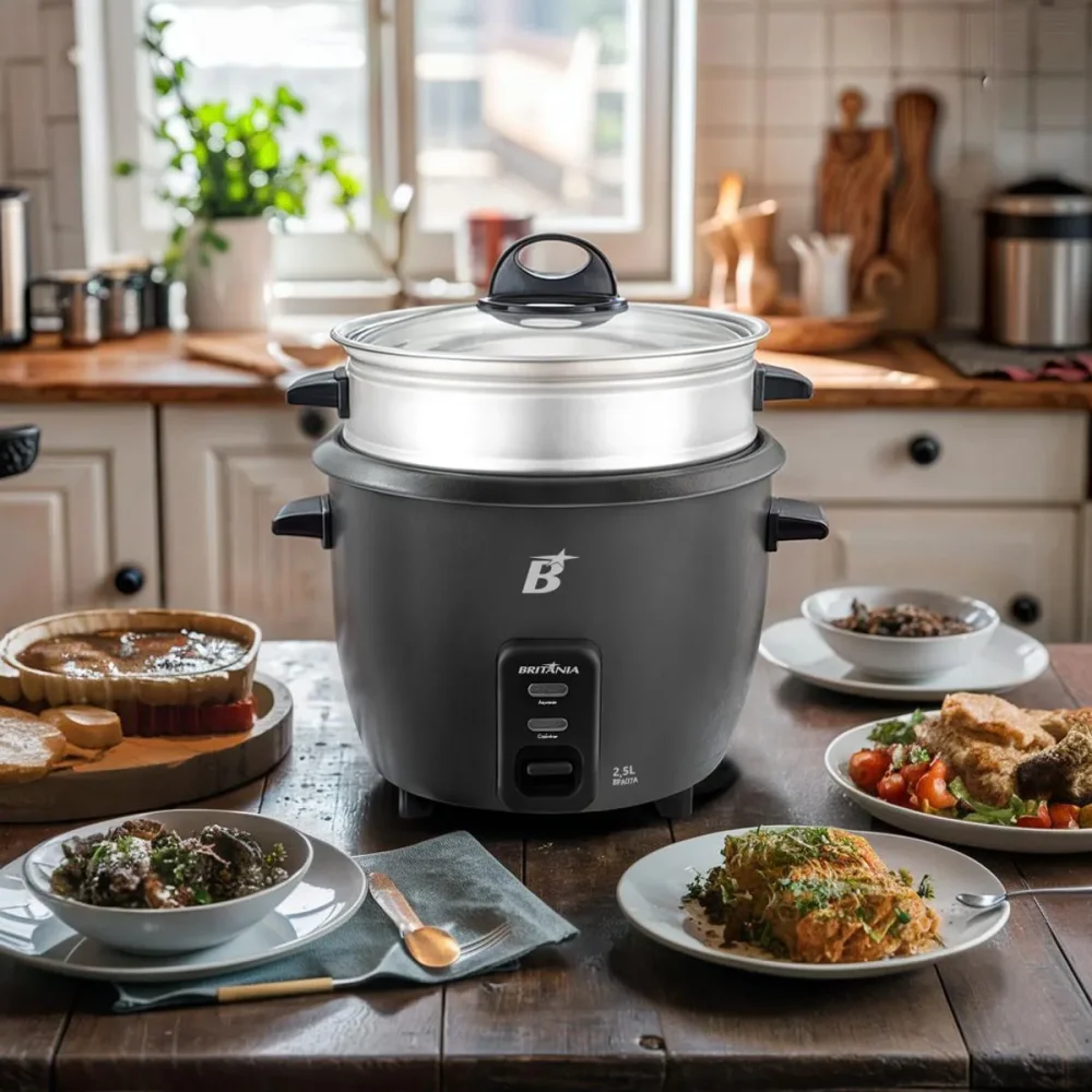 Panela Eletrica Multifuncional BPA07 127V BRITANIA - Foto 2