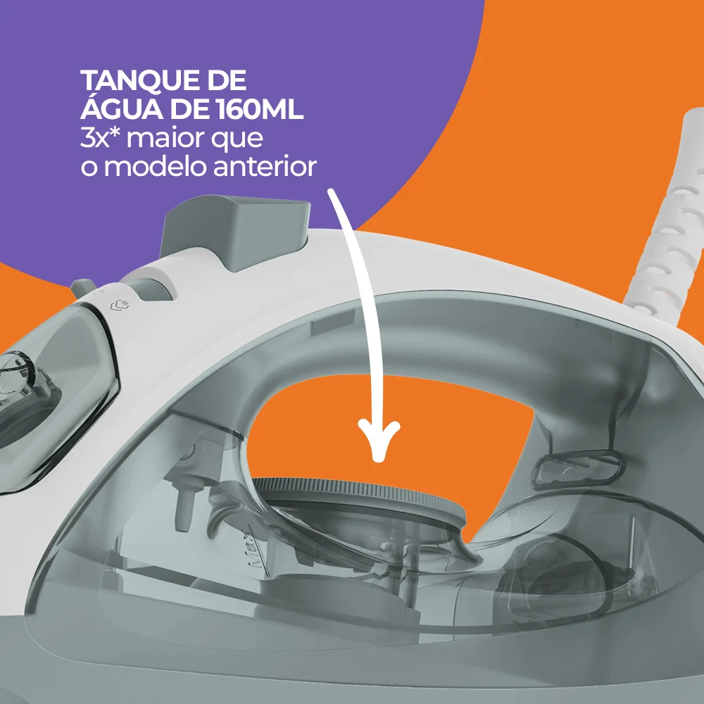 Ferro a vapor Cadence IRO215 1000w - 127v - Foto 8