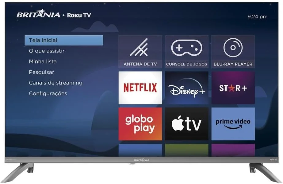 Smart TV 32" HD Britânia B32CRA Roku TV LED Wi-fi HDMI USB - Foto 3