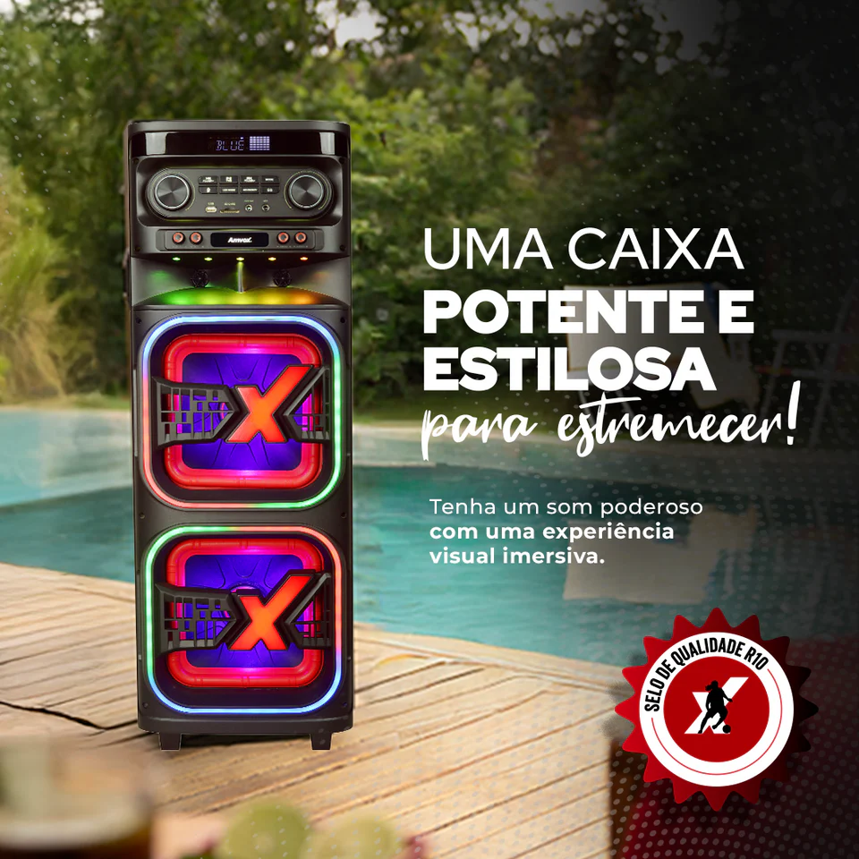 Caixa de Som 2100 Atx 2108M Quadradinho Bivolt Amvox - Foto 11